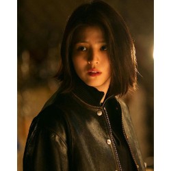 My Name Han So-hee Leather Jacket